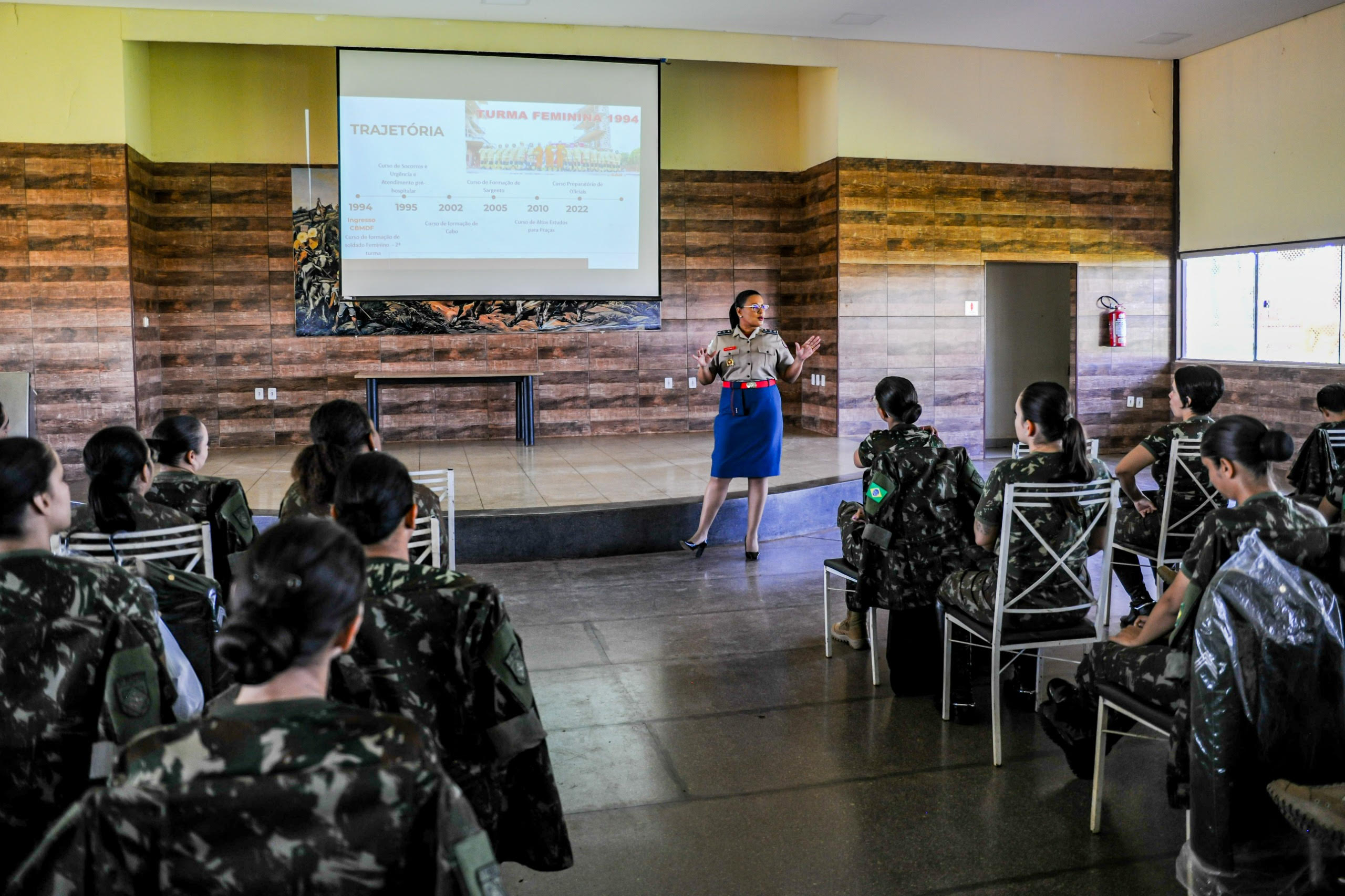 Ciclo de Palestras no 1º RCG Aborda Ética Militar e Respeito à Dignidade da Mulher